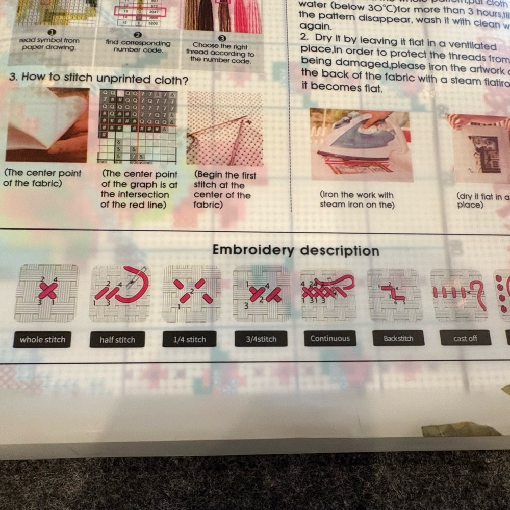 Joy Sunday Chicken knitting a sweater Complete Cross Stitch Kit #C622 New - Picture 6 of 6